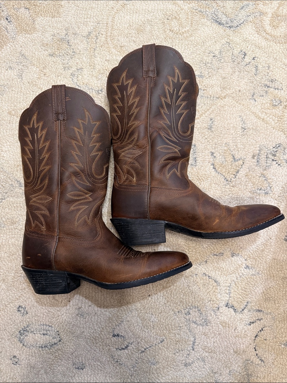 Women’s Vintage Leather Western Cowboy Boots